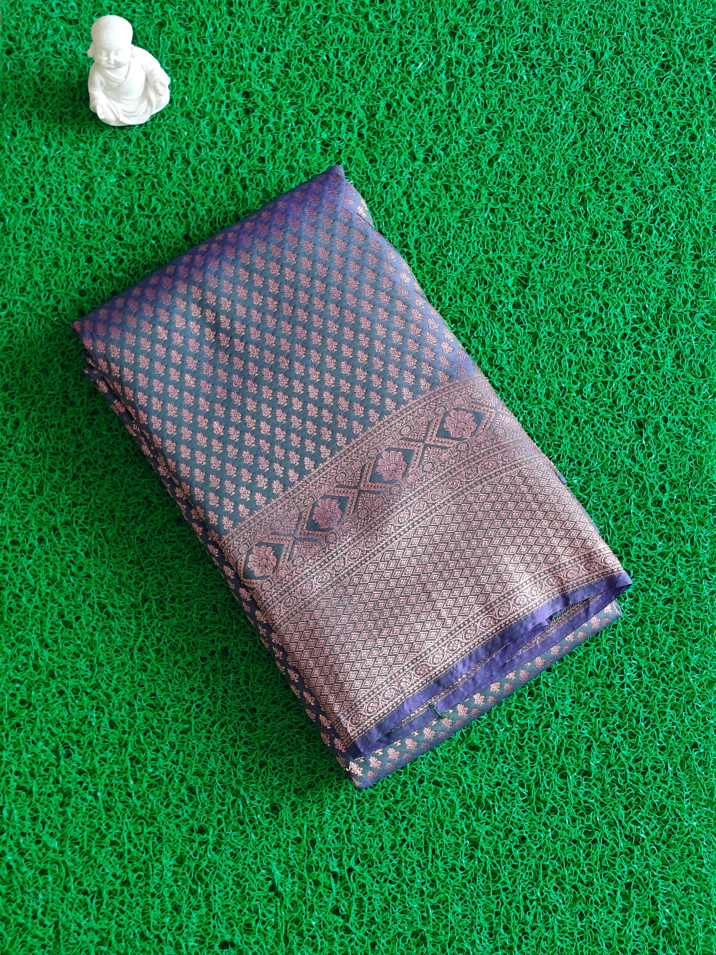 Blue Semi Silk Saree