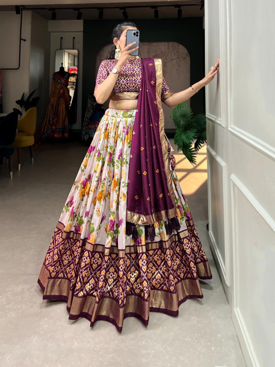 Tussur Silk Lehenga