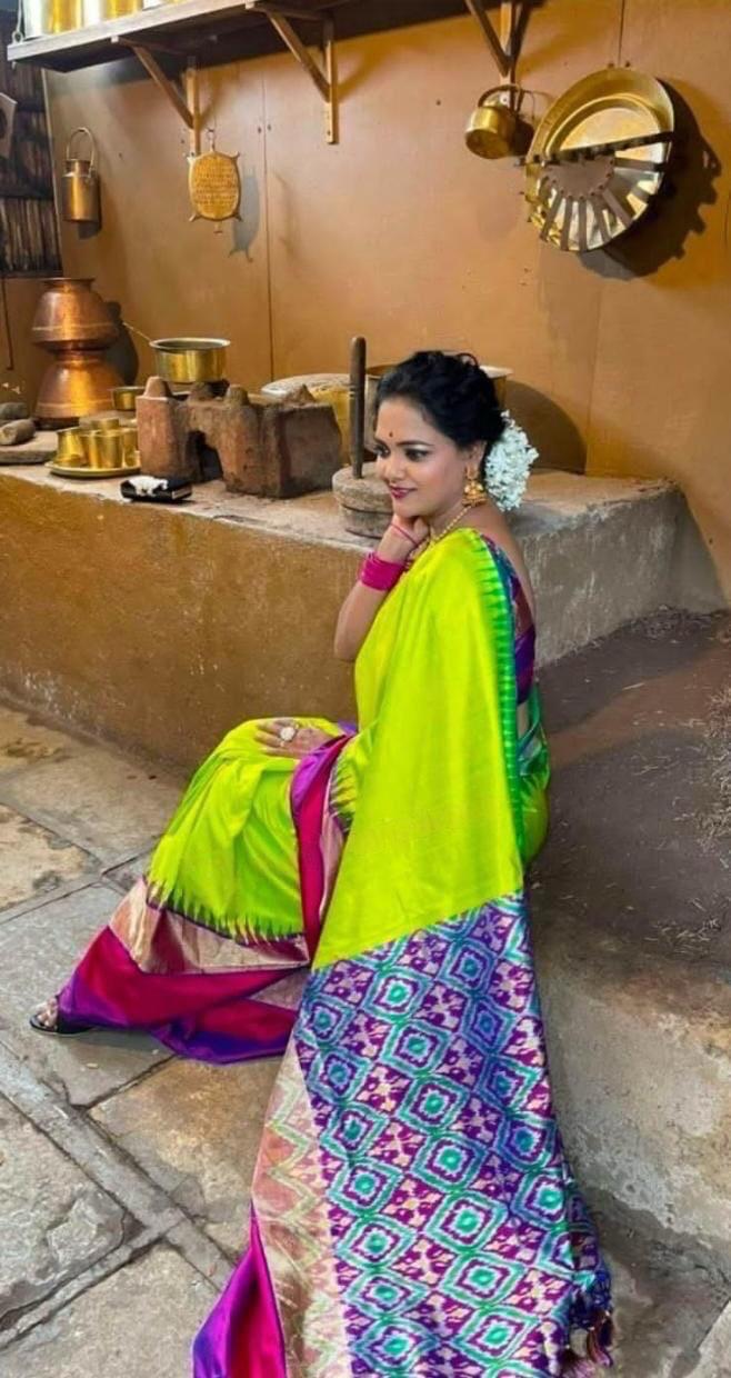 yellow saree silk ethnic wear