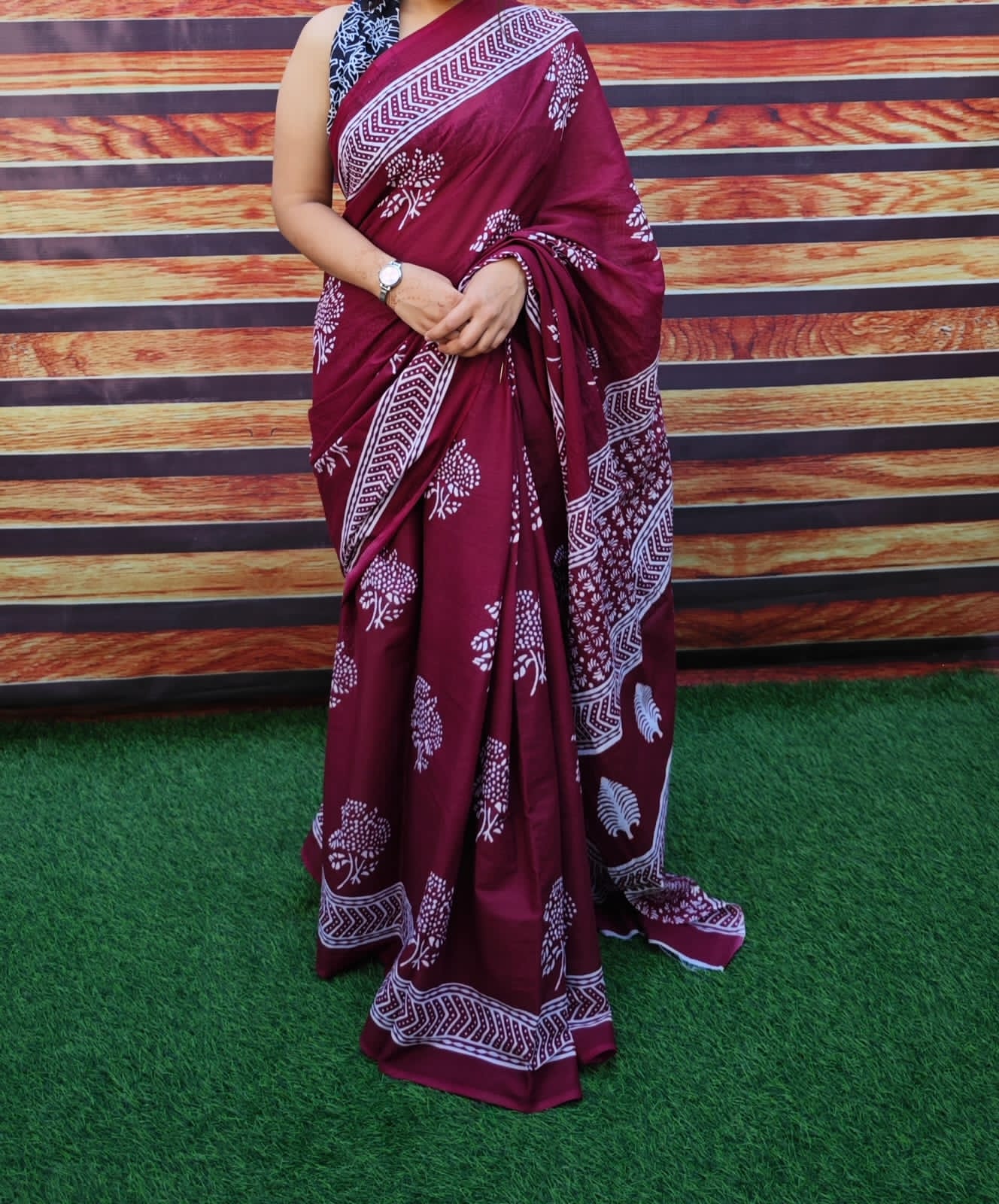 purple saree cotton ethnic wear