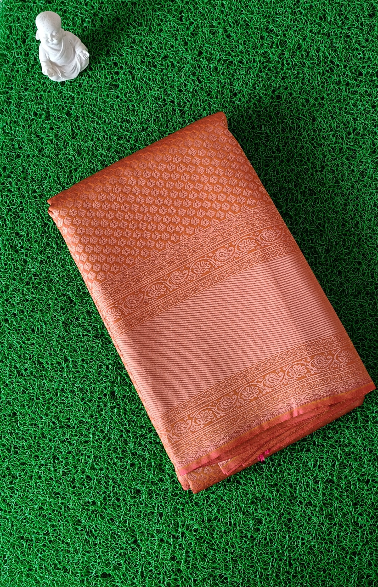 Mustard Semi Silk Saree