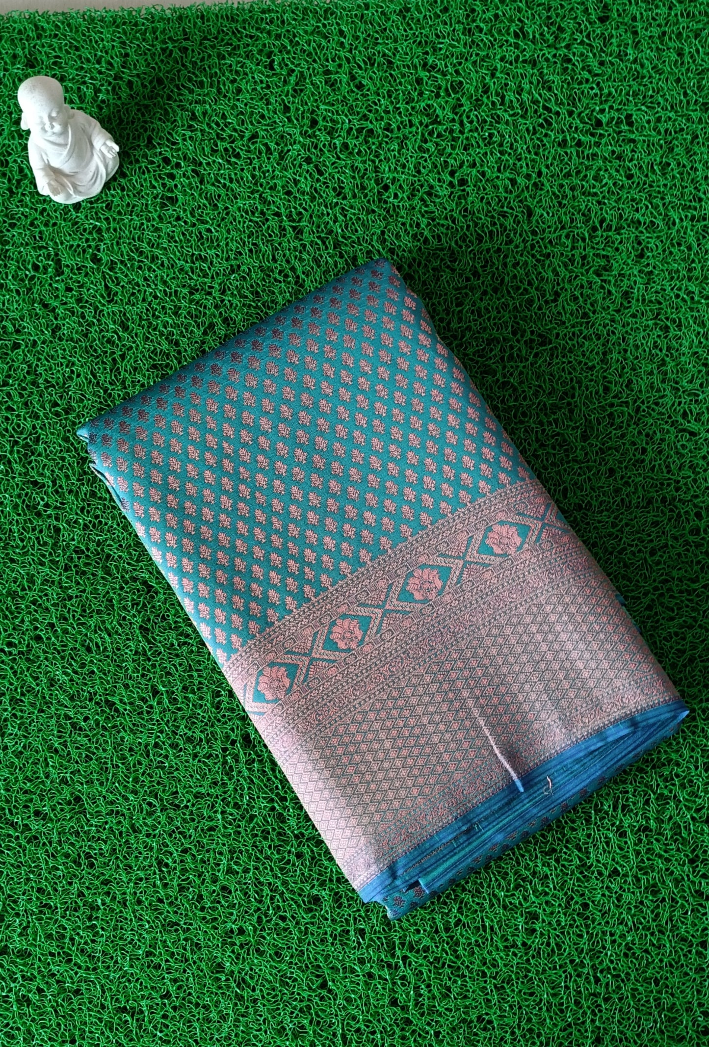 Blue Semi Silk Saree