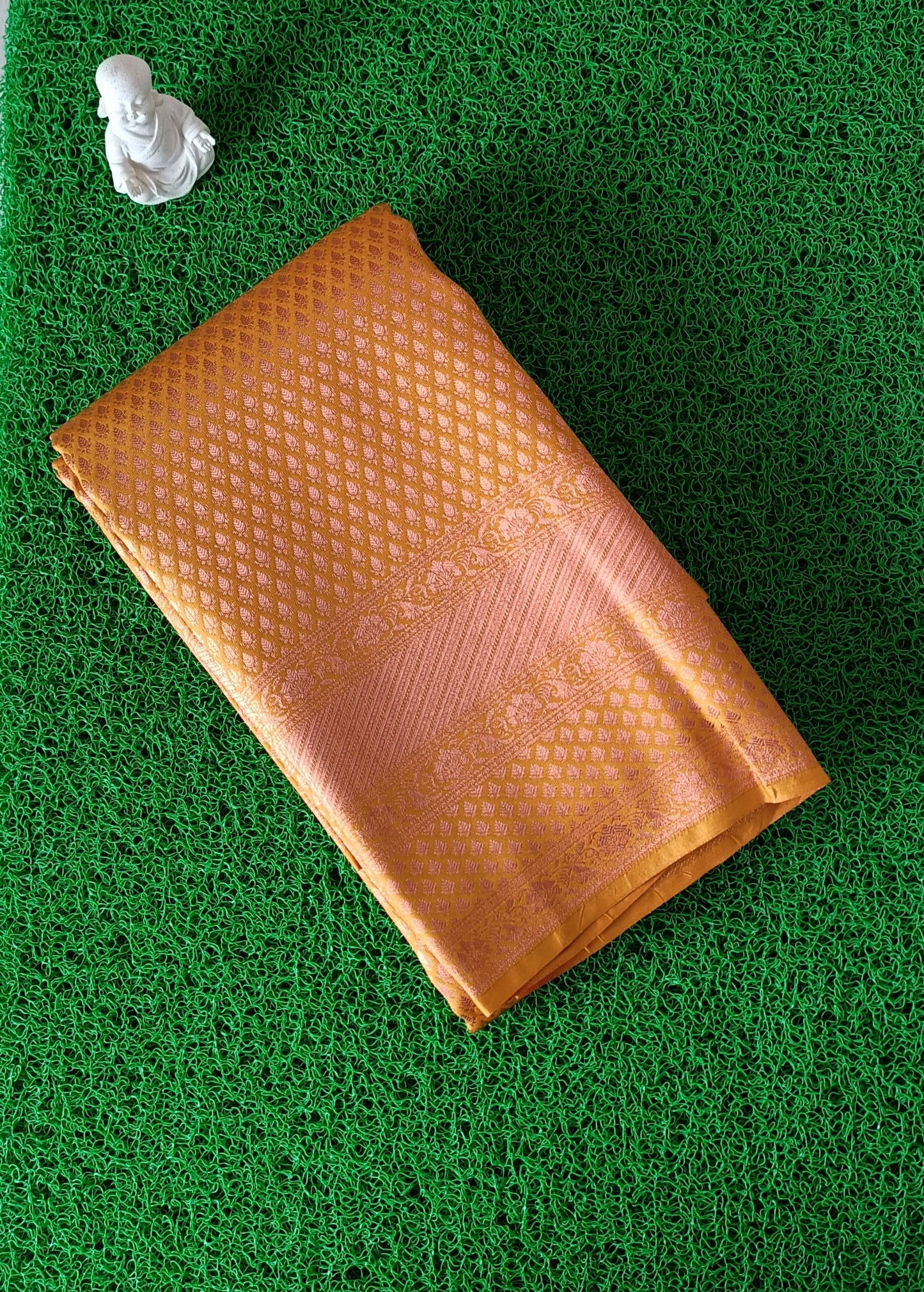 Yellow Semi Silk Saree