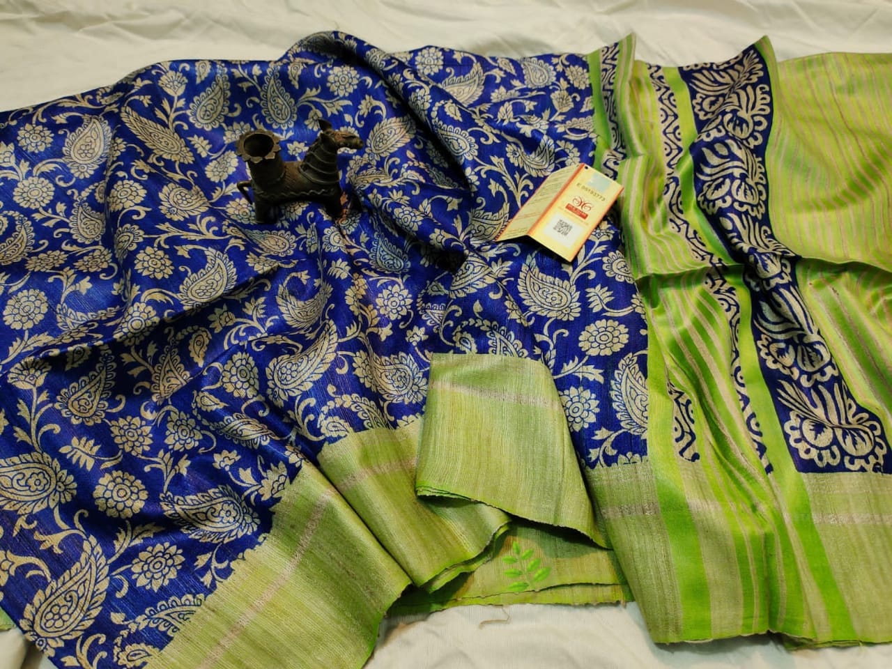 Pure Tussar Ghicha Handloom Silk Saree