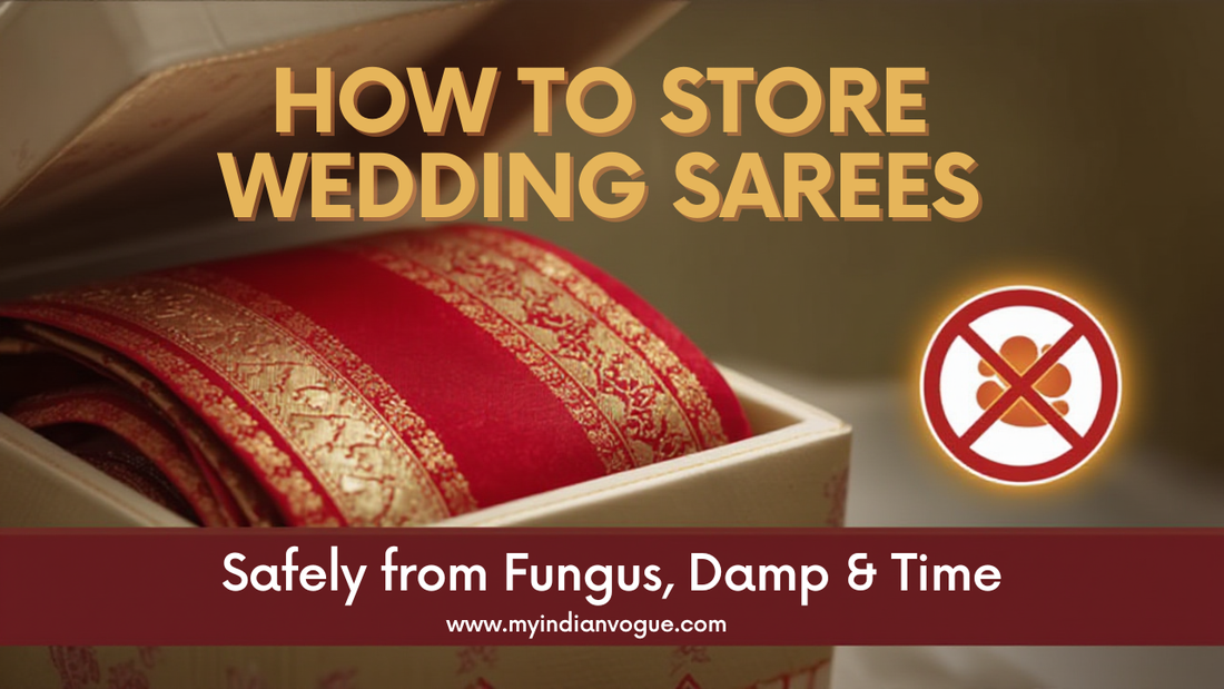 How to Store Wedding Sarees Safely from Fungus, Damp and Time | My Indian Vogue