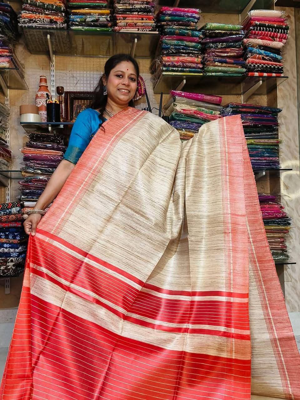 Tussar Silk Sarees