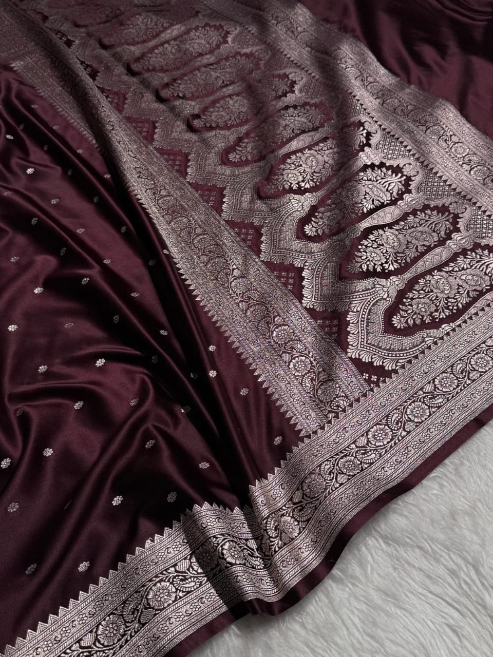 Excellent Banarasi Mashru Silk Sarees

