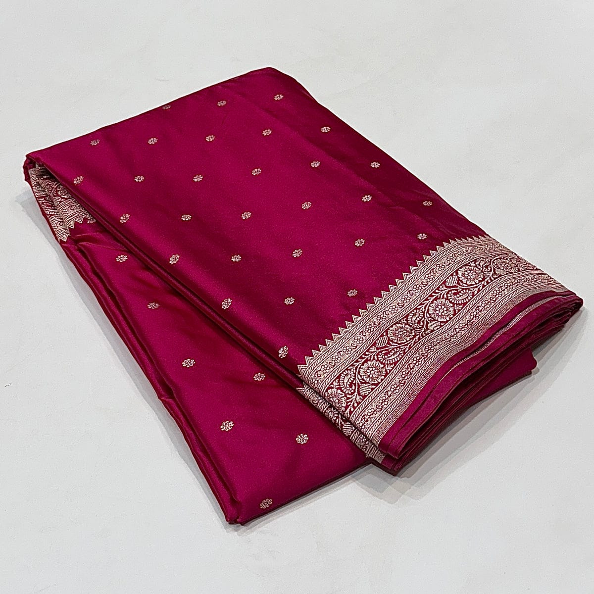 Handcrafted Banarasi Mashru Silk Saree 
