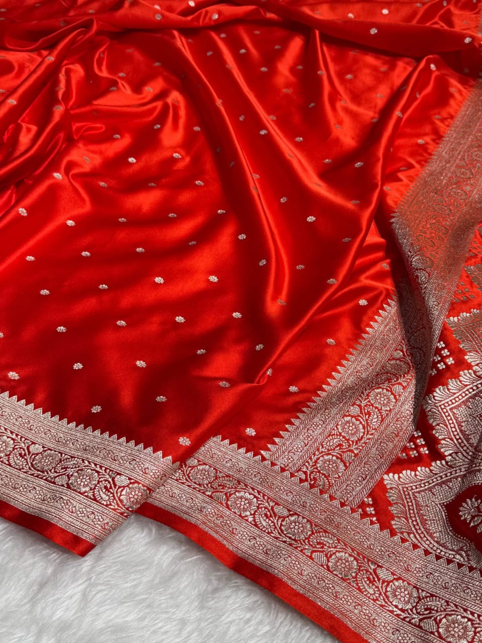Premium Banarasi Mashru Silk Saree 