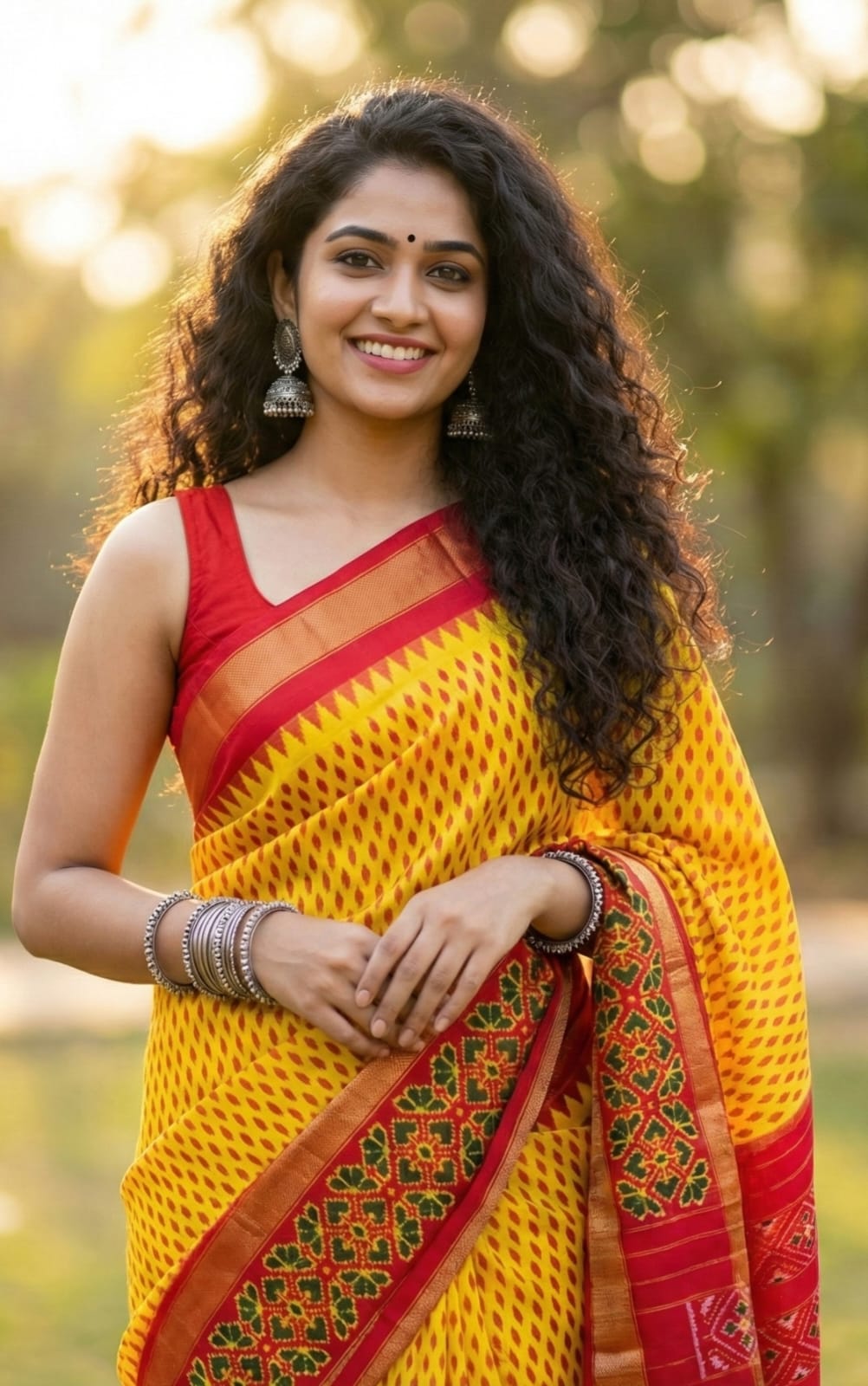 Exclusive Heritage Ikkat Silk Saree | My Indian Vogue