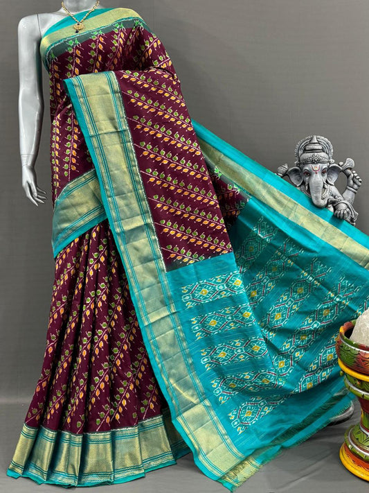 exclusive Ikkat silk sarees. 