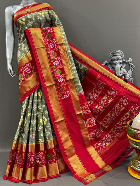 Ikkat Silk Saree
