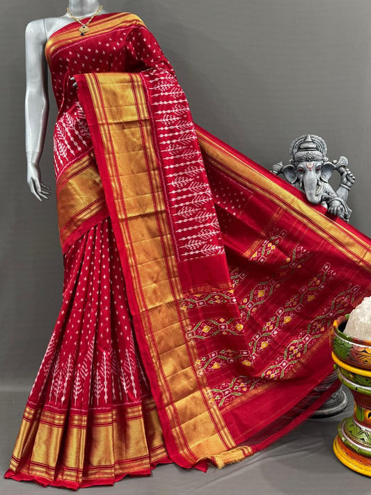 Ikkat Silk Saree