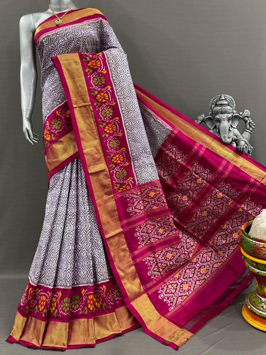 Ikkat Silk Saree