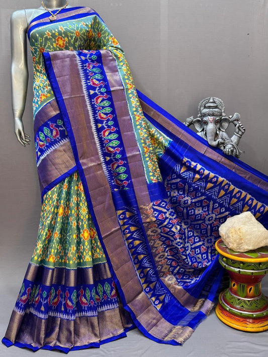 Luxury Ikkat Silk Saree 