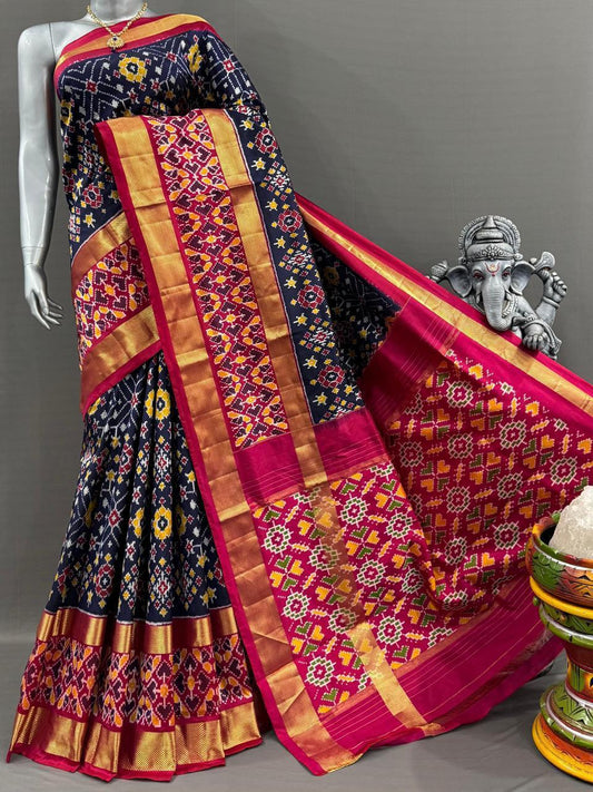 Ikkat Silk Saree 