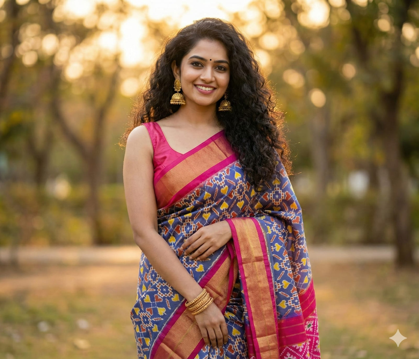 Premium Ikkat Silk Sarees | Silk Mark Certified |My Indian Vogue