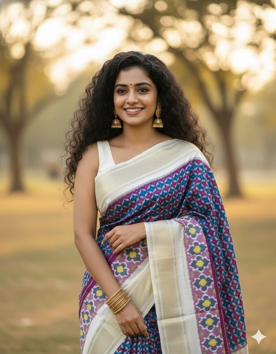 Festive Ikkat Silk Sarees Online | My Indian Vogue | Silkmarked