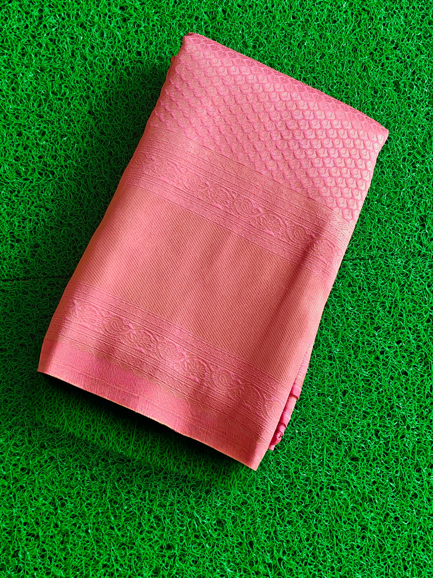 Pink Semi Silk Saree