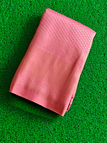 Pink Semi Silk Saree