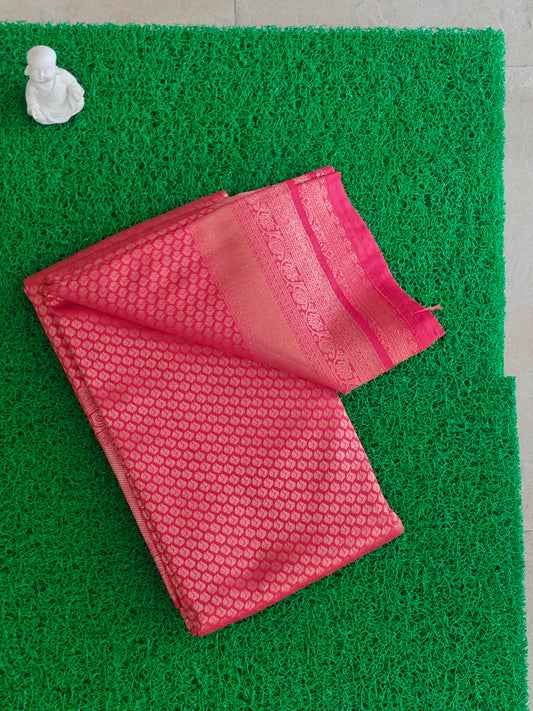Red Semi Silk Saree
